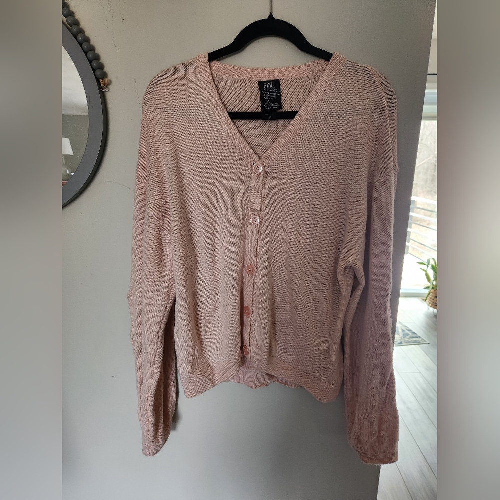 Studio Ghibli Kikis Delivery Service Pink Cardigan With Cats & Flowers